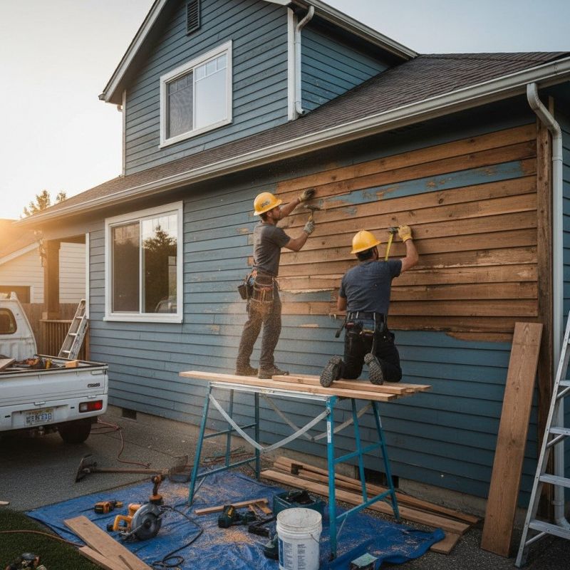 Local Exterior Wood Siding Repair pros at work